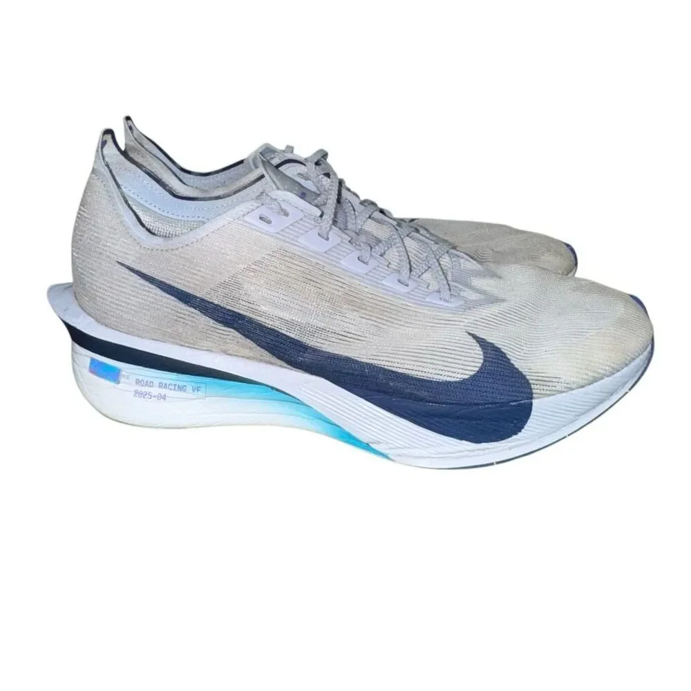 Mens Nike ZoomX VaporFly Next% 4 Running Shoes Size 9 'Ghost Blue' Marathon